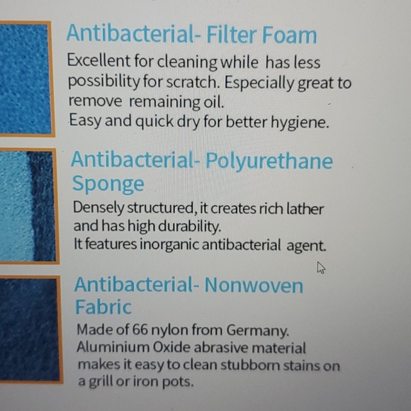 Scrubber 4 pc package Atomy - Picture 4 of 4